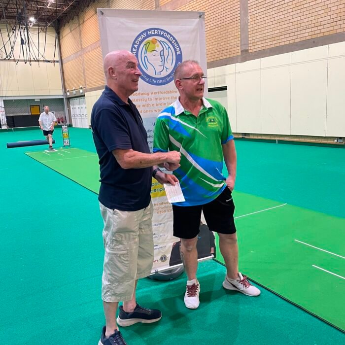quart5 The CEO of Headway Hertfordshire received a cheque for £390 from Darren